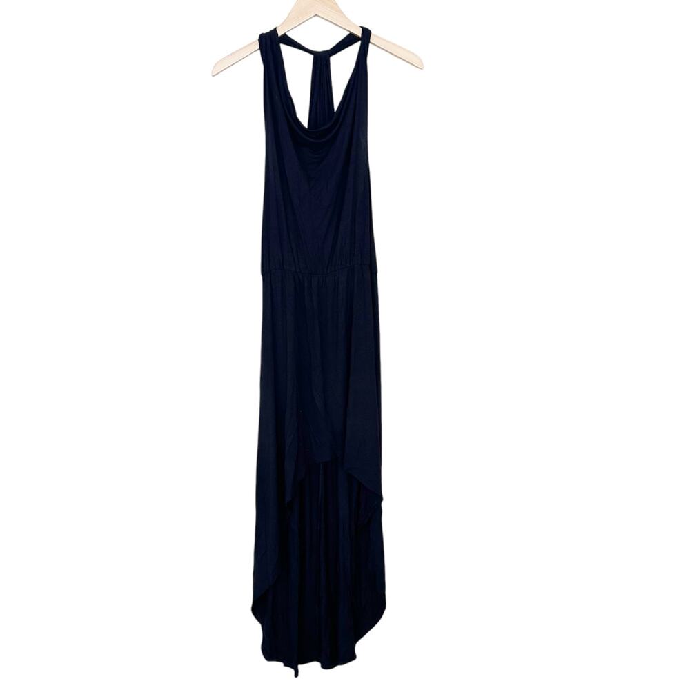 Malloy Black High Low Sleeveless Dress Sz S